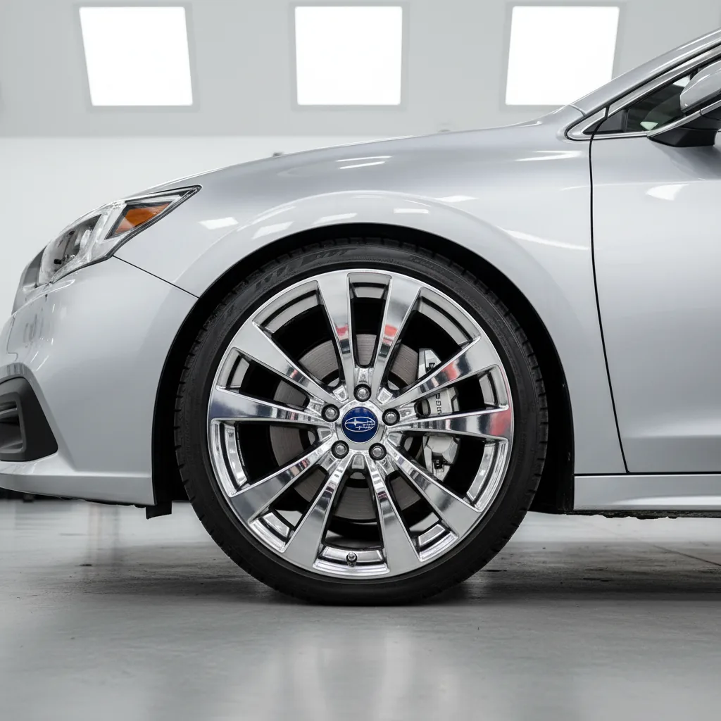 Wizualizacja: felga 19″ połysk aluminium w Subaru Legacy
