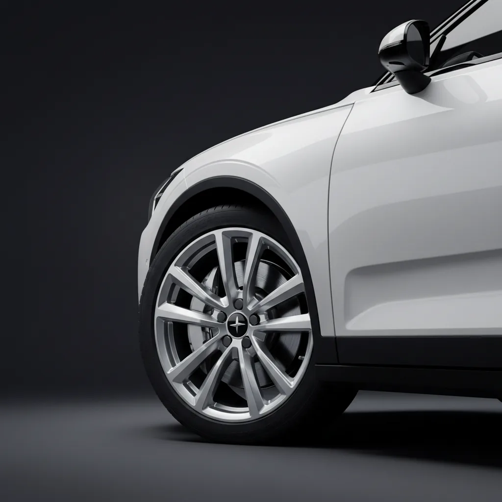 Wizualizacja: felga 19″ srebrny w Polestar 2