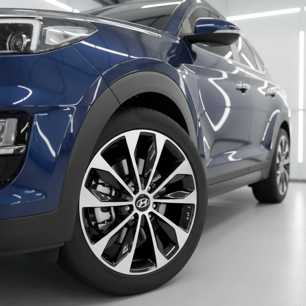 Wizualizacja: felga diamond cut — Hyundai Tucson SUV