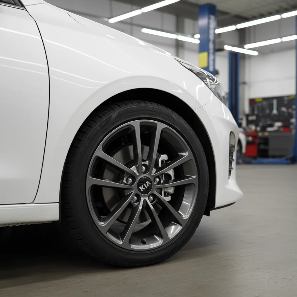 Wizualizacja: felga gunmetal — Kia Ceed hatchback