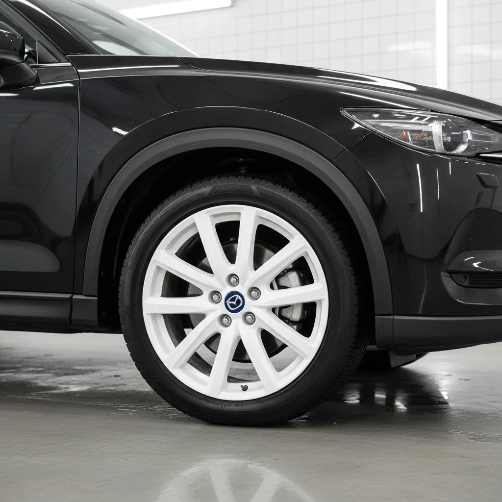 Wizualizacja: felga biały połysk — Mazda CX-5 SUV