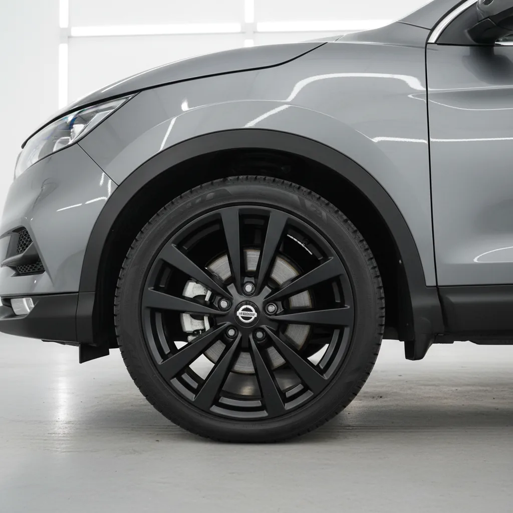 Wizualizacja: felga czarny mat — Nissan Qashqai SUV