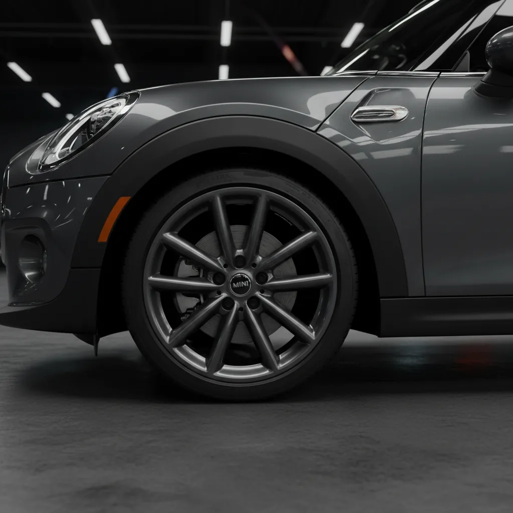 Wizualizacja: felga grafit — Mini Cooper hatchback