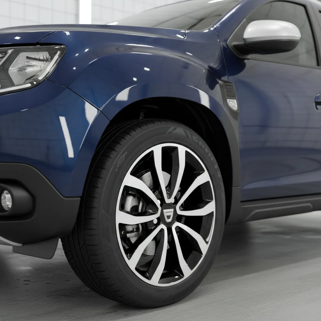 Wizualizacja: felga diamond cut — Dacia Duster SUV