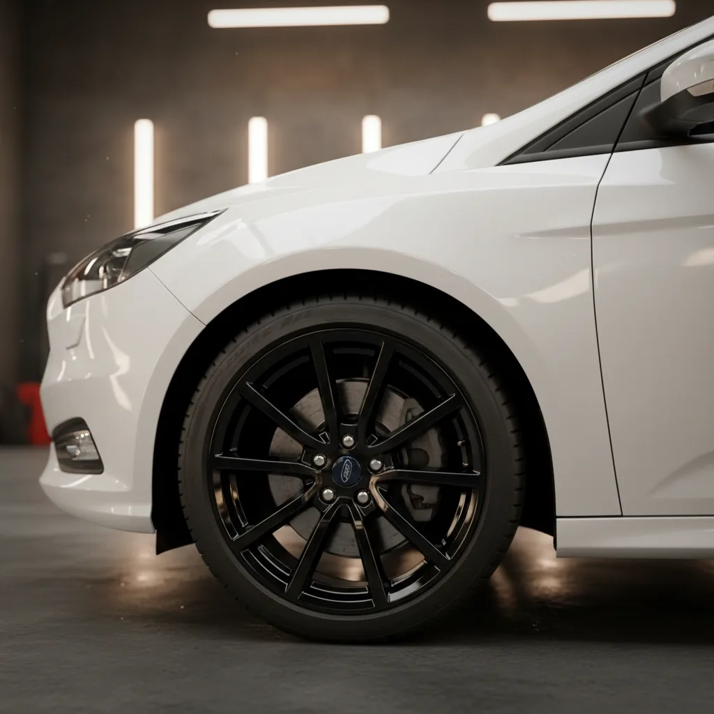 Wizualizacja: felga czarny połysk — Ford Focus hatchback