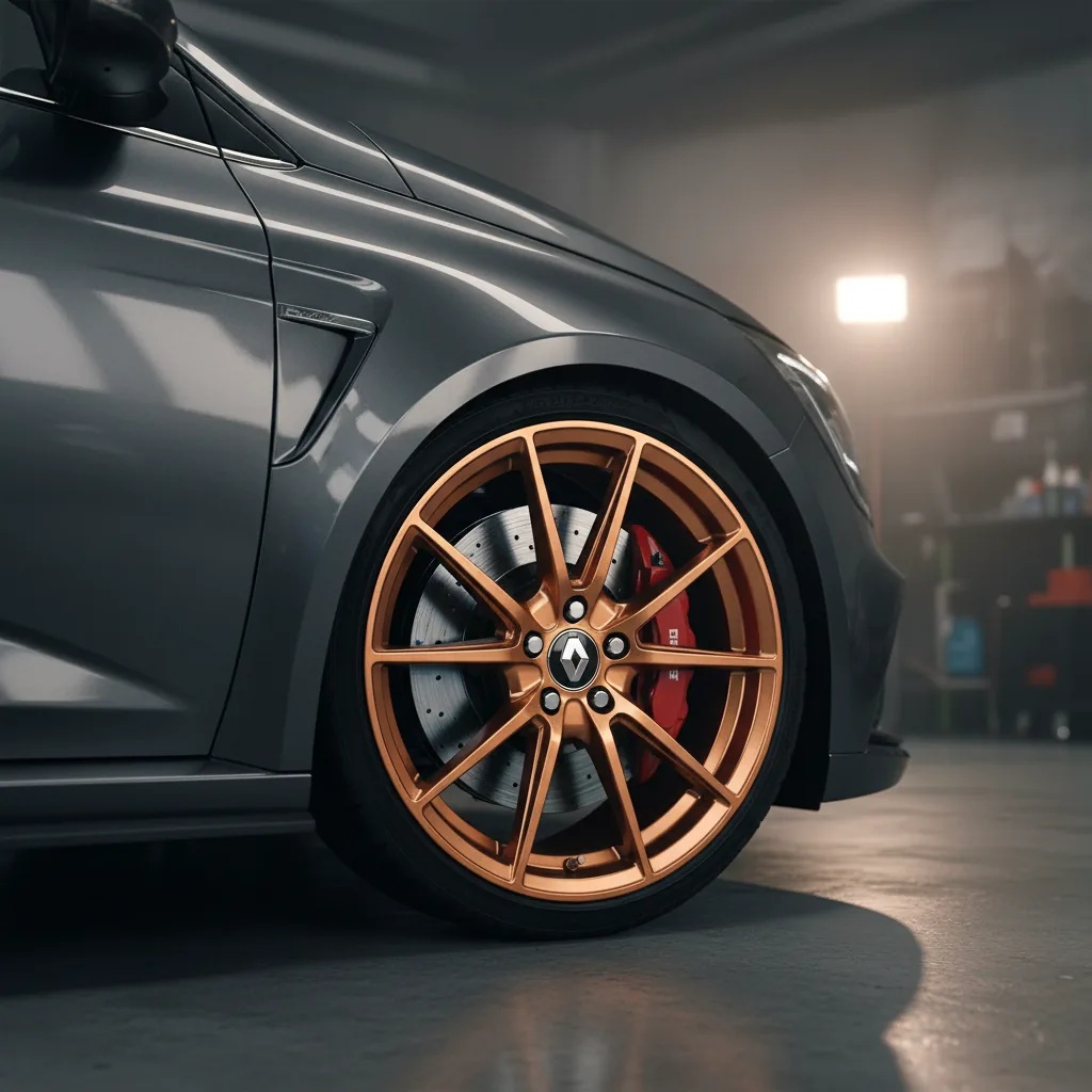 Wizualizacja: felga miedziany — Renault Megane hatchback