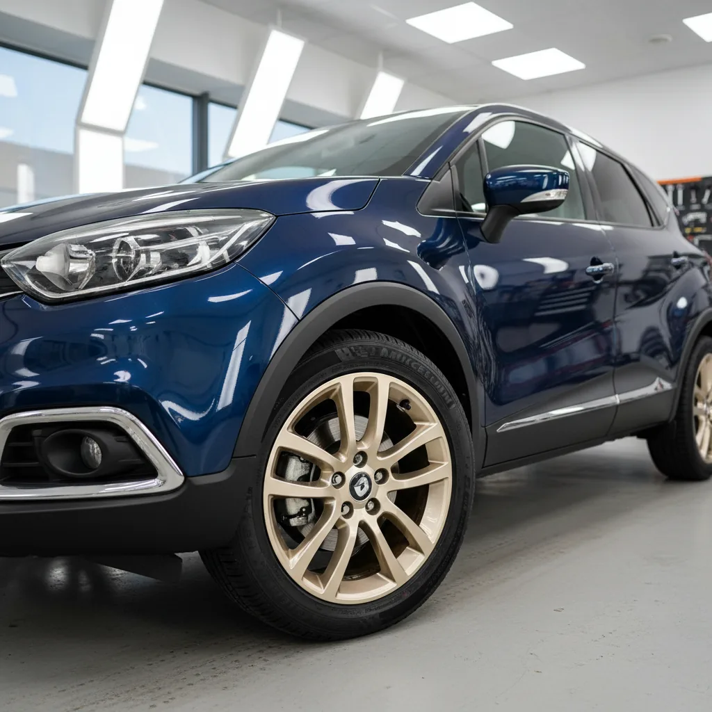Wizualizacja: felga szampański — Renault Captur SUV