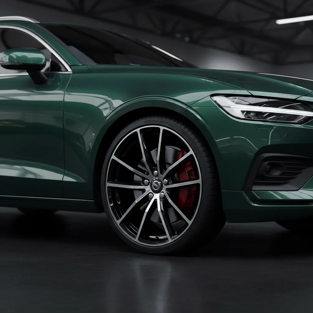 Wizualizacja: felga czarny połysk — Volvo V60 estate
