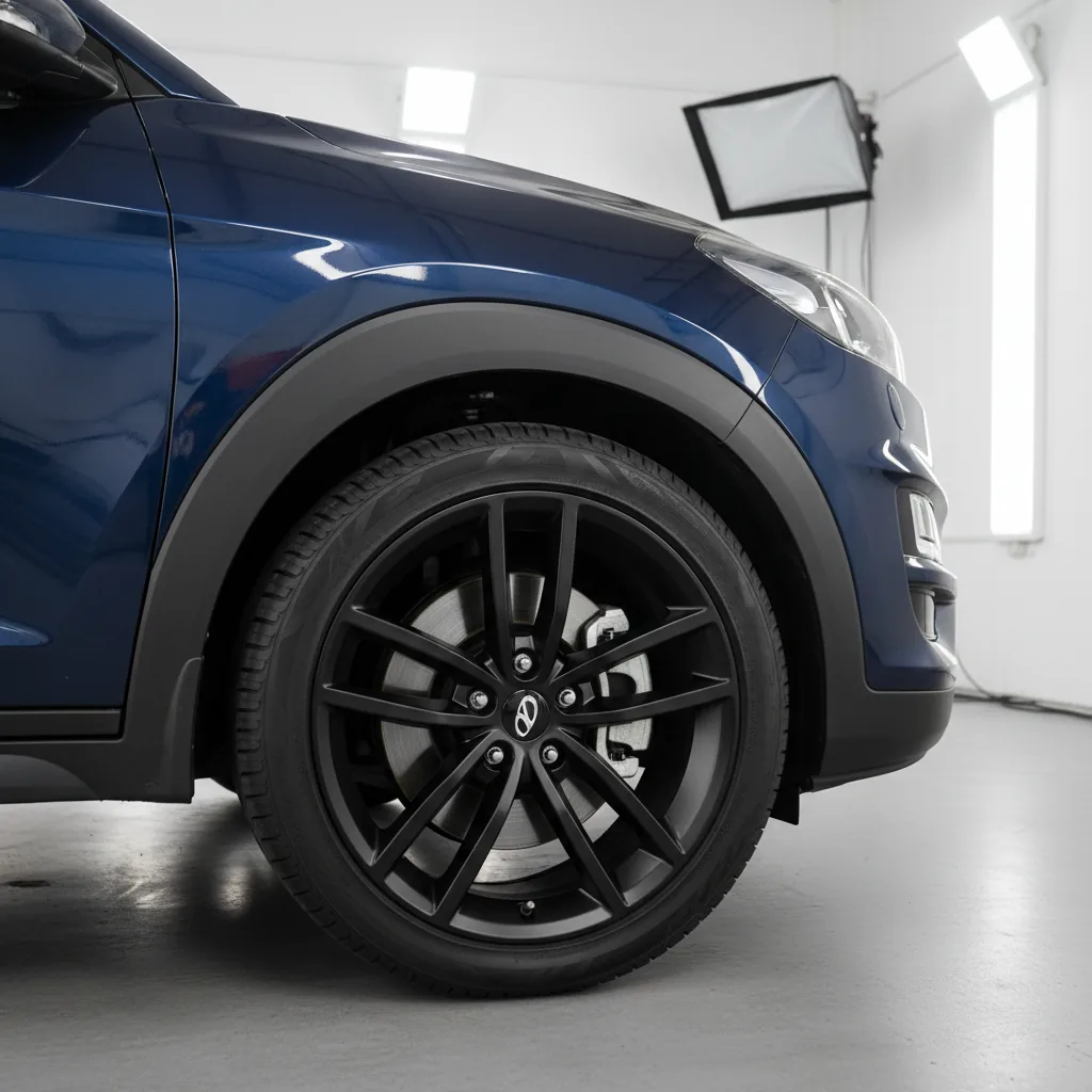 Wizualizacja: felga czarny mat — Hyundai Tucson SUV