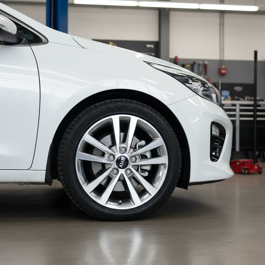 Wizualizacja: felga srebrny — Kia Ceed hatchback