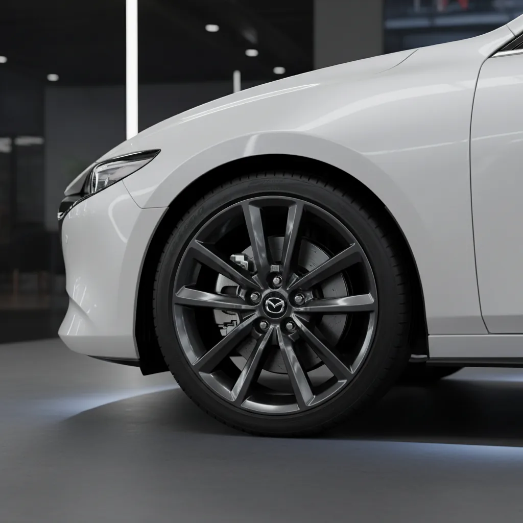Wizualizacja: felga grafit — Mazda 3 hatchback