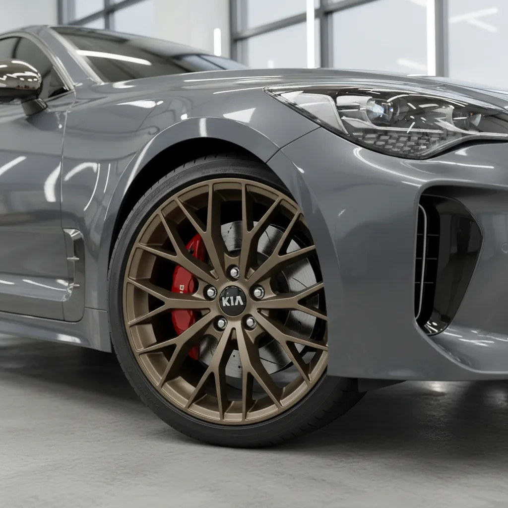 Wizualizacja: felga 18″ brąz mat w Kia Stinger