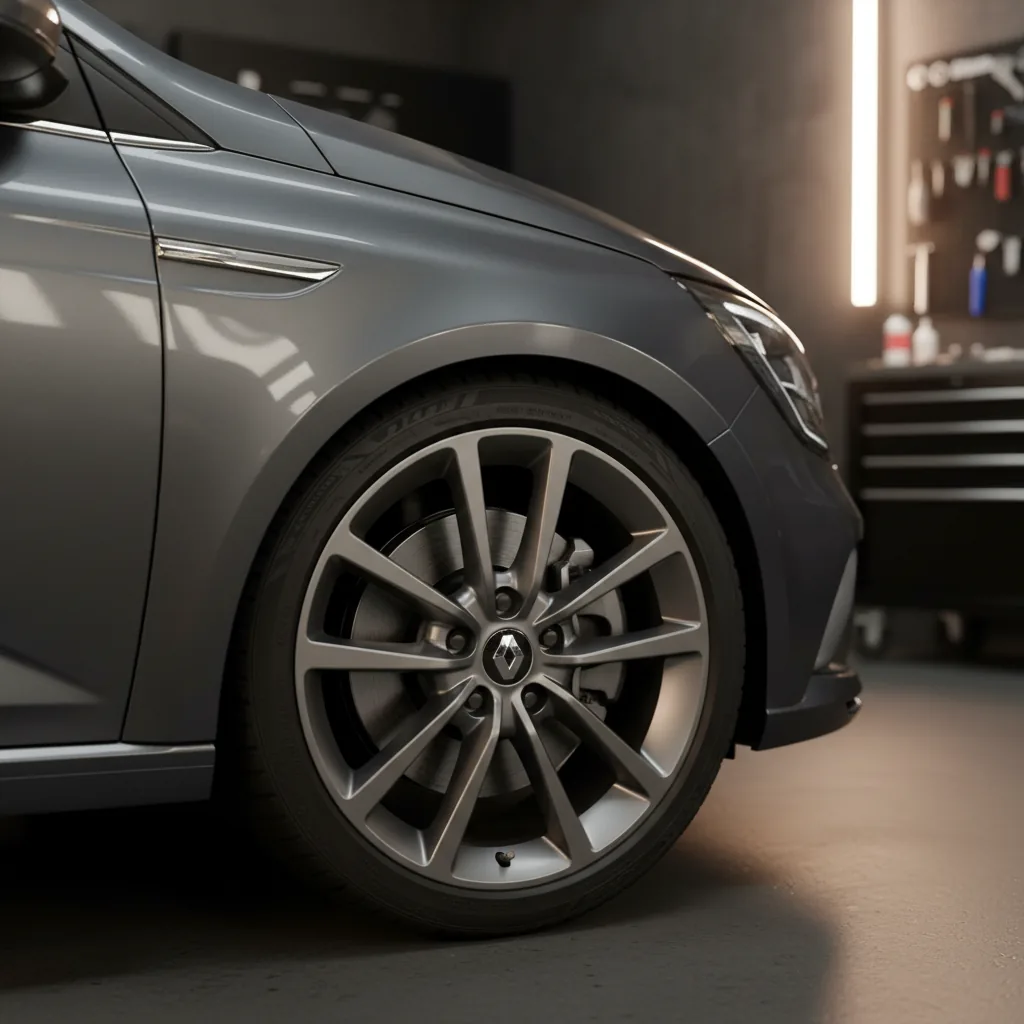 Wizualizacja: felga gunmetal — Renault Megane hatchback