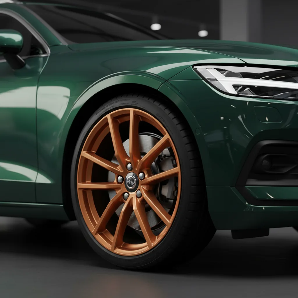 Wizualizacja: felga miedziany — Volvo V60 estate