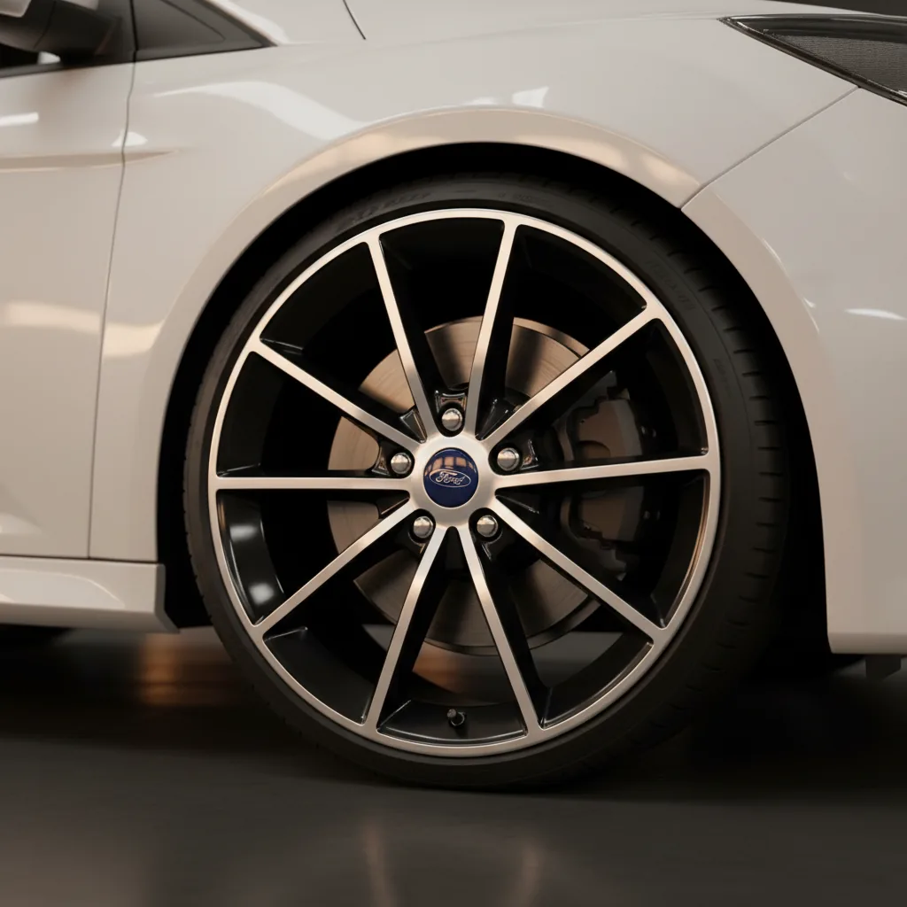 Wizualizacja: felga dwukolor — Ford Focus hatchback