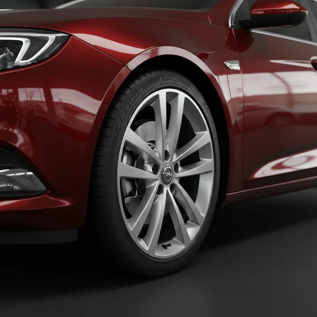 Wizualizacja: felga srebrny — Opel Insignia liftback