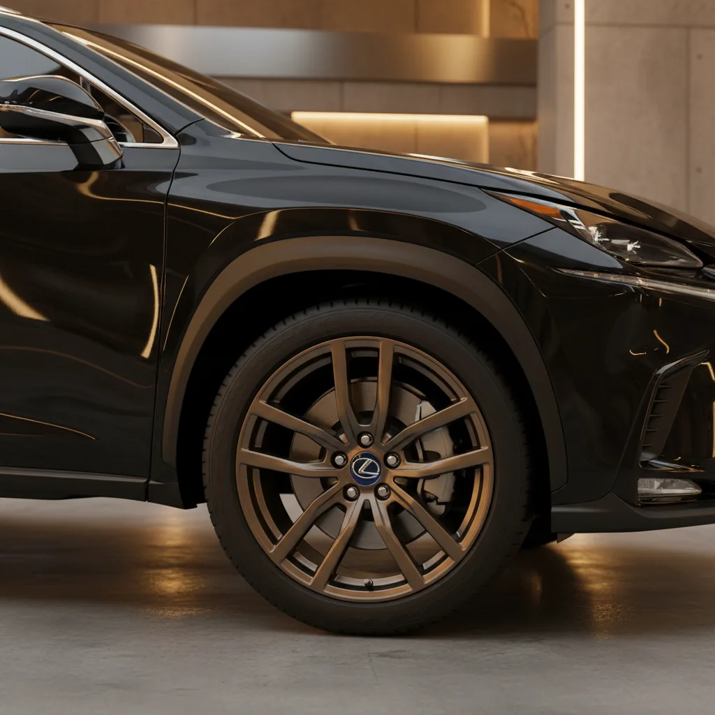 Wizualizacja: felga brąz mat — Lexus NX SUV