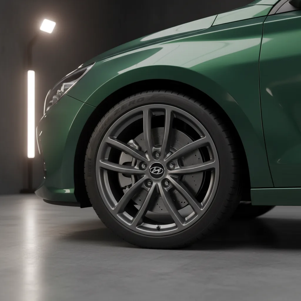 Wizualizacja: felga gunmetal — Hyundai i30 hatchback