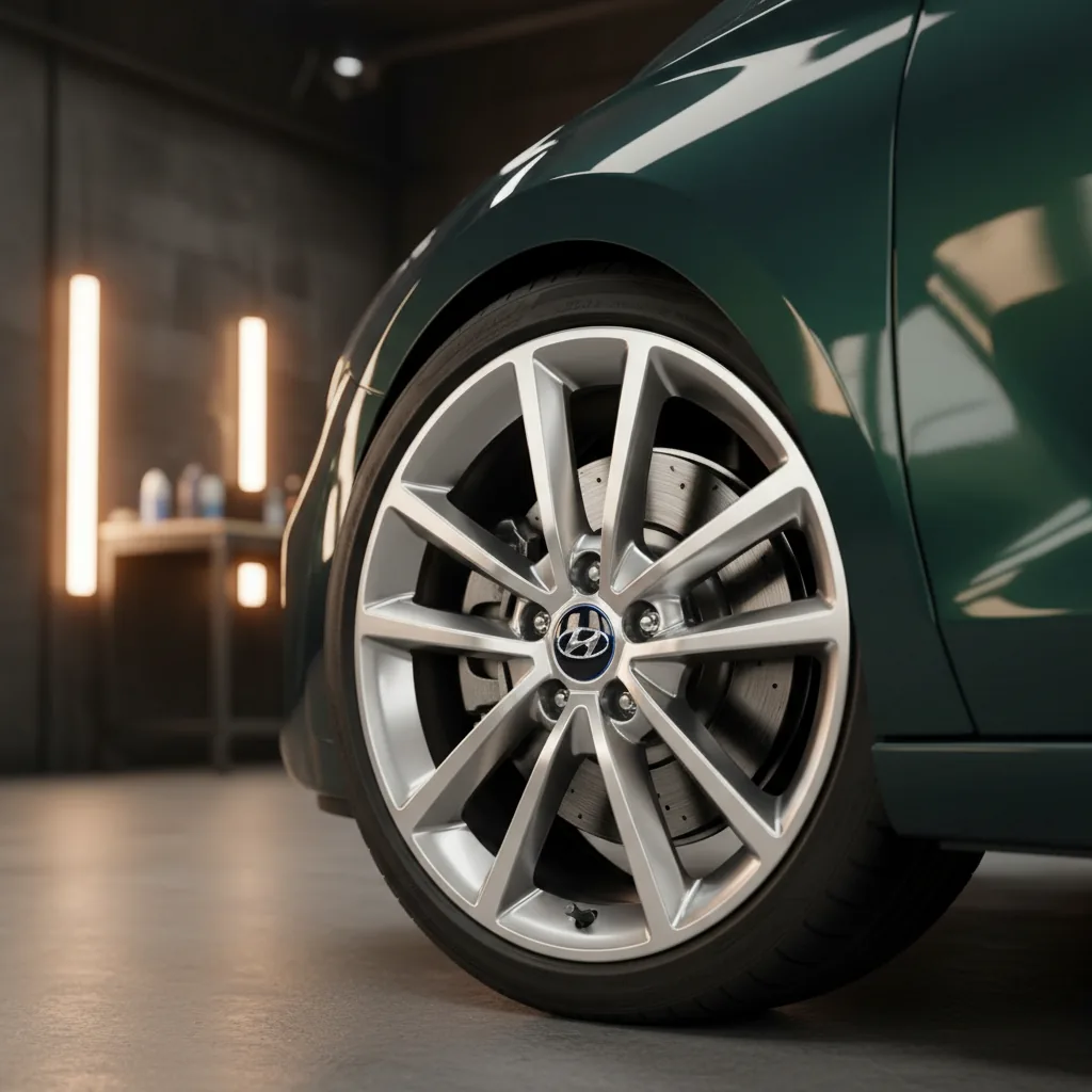 Wizualizacja: felga srebrny — Hyundai i30 hatchback