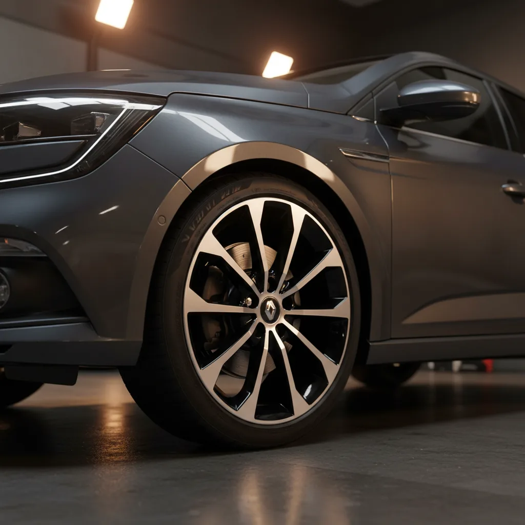 Wizualizacja: felga dwukolor — Renault Megane hatchback