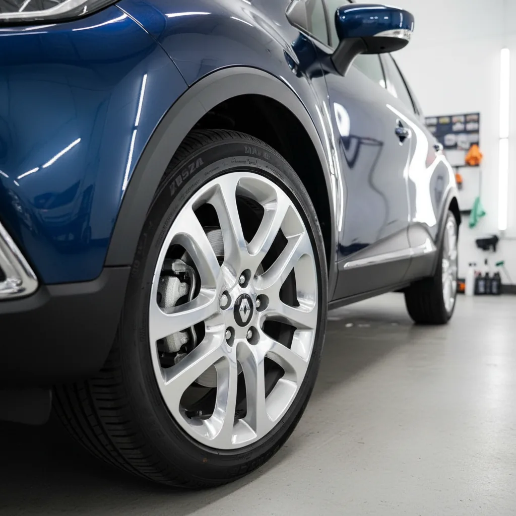 Wizualizacja: felga połysk aluminium — Renault Captur SUV