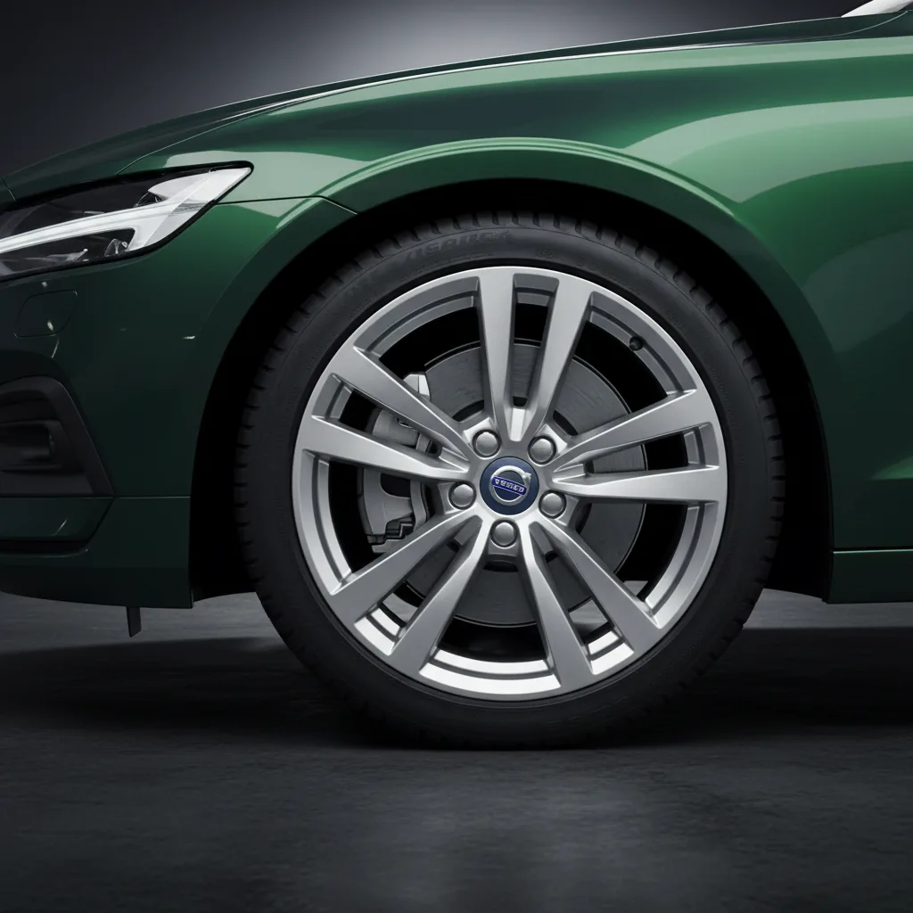 Wizualizacja: felga srebrny — Volvo V60 estate