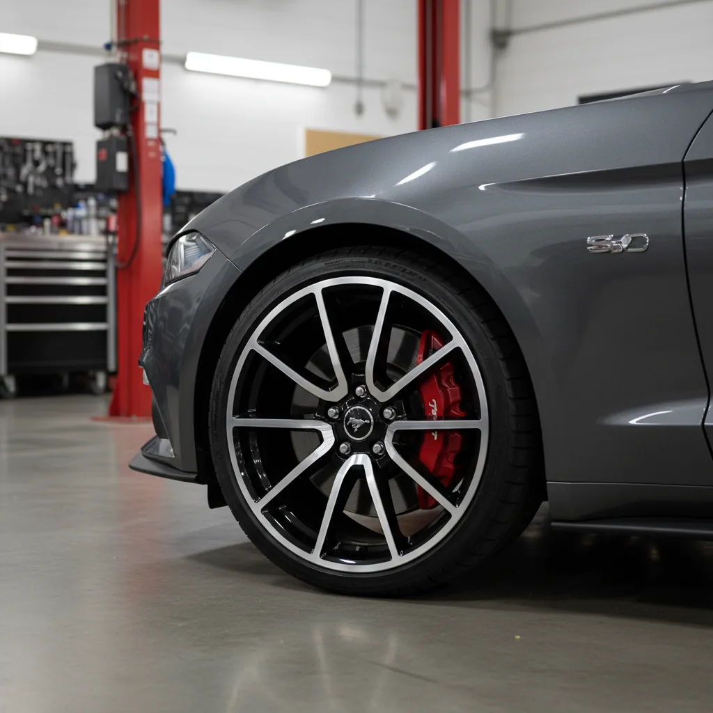 Wizualizacja: felga dwukolor — Ford Mustang coupe
