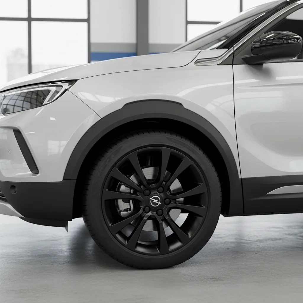Wizualizacja: felga czarny mat — Opel Mokka SUV