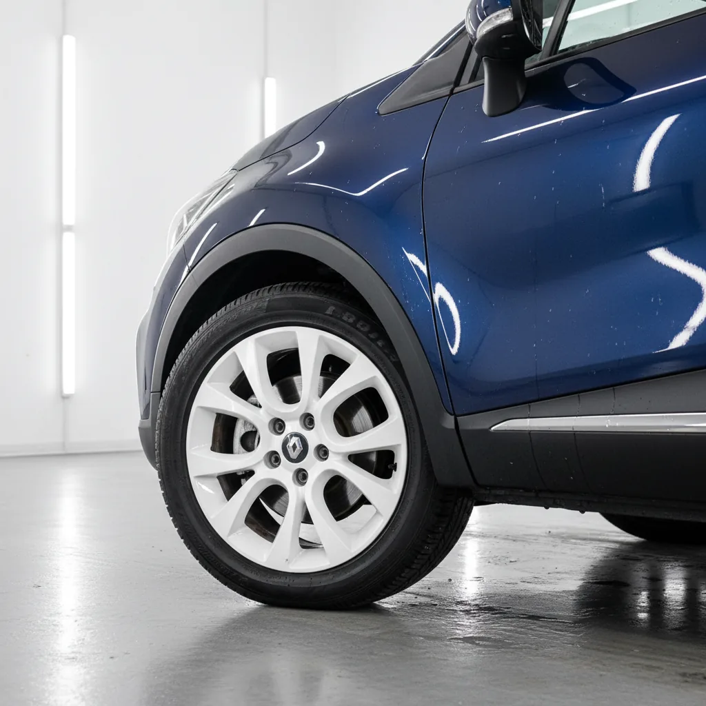 Wizualizacja: felga biały połysk — Renault Captur SUV