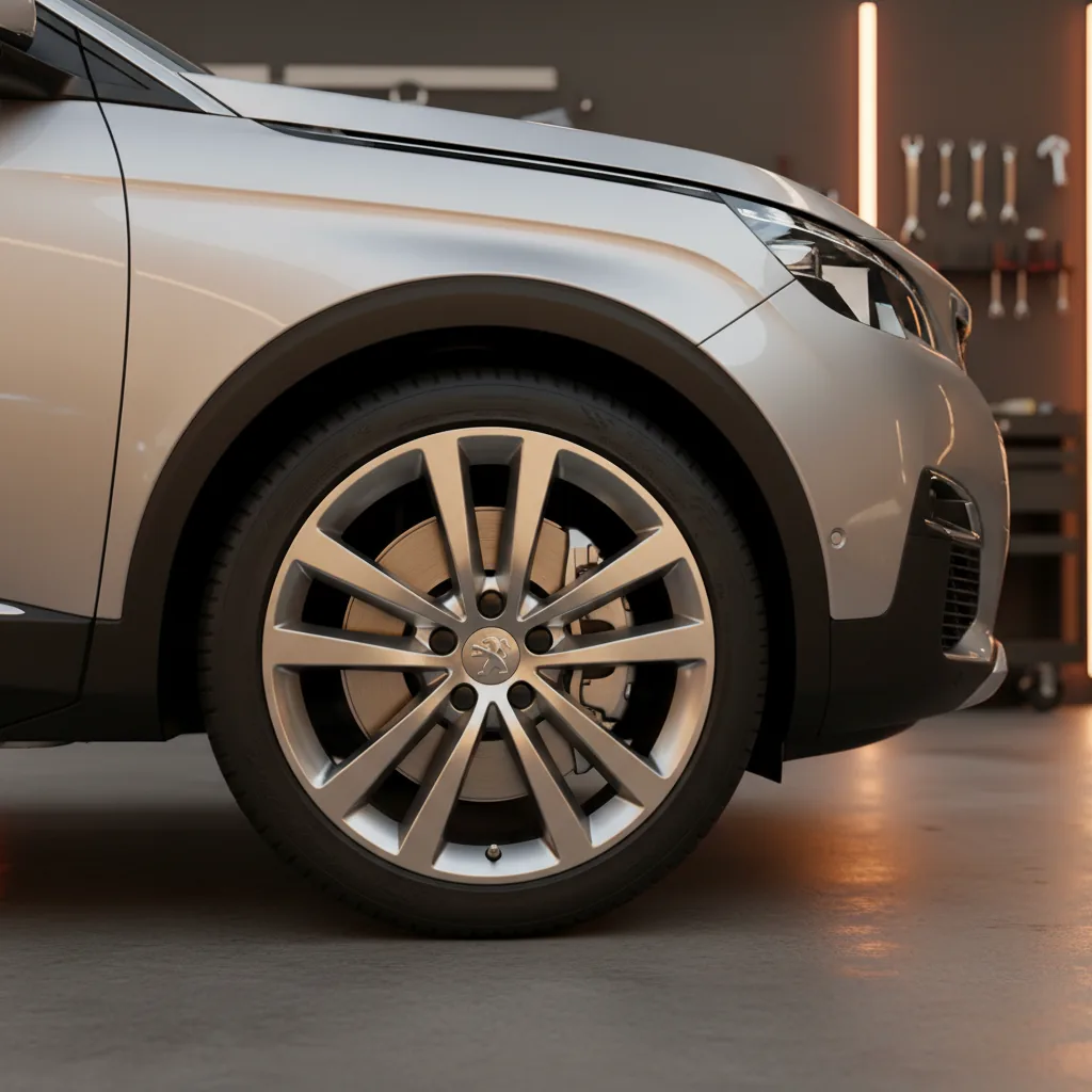 Wizualizacja: felga szampański — Peugeot 3008 SUV