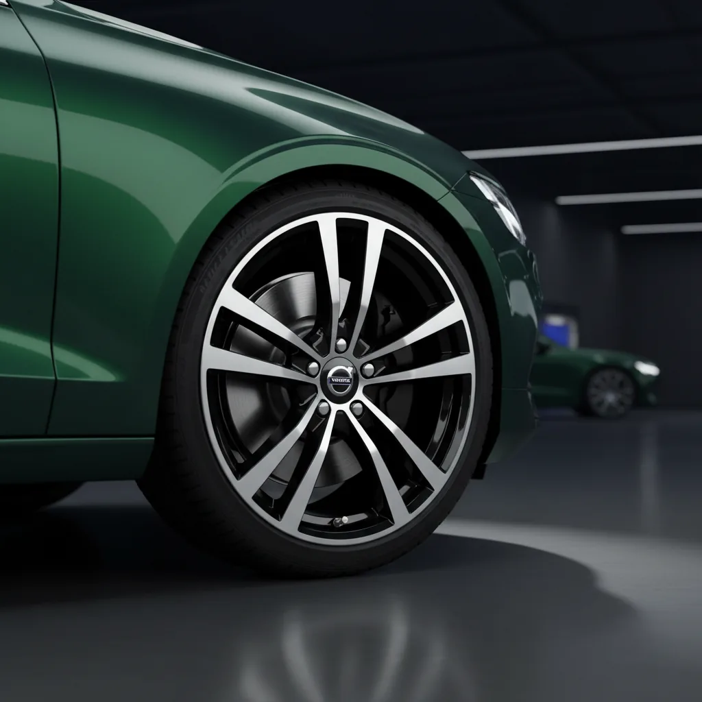 Wizualizacja: felga dwukolor — Volvo V60 estate