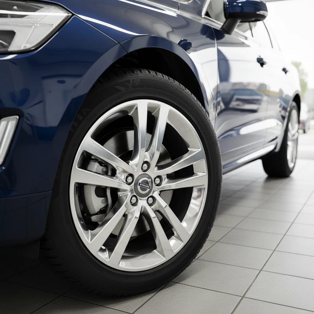 Wizualizacja: felga połysk aluminium — Volvo XC60 SUV