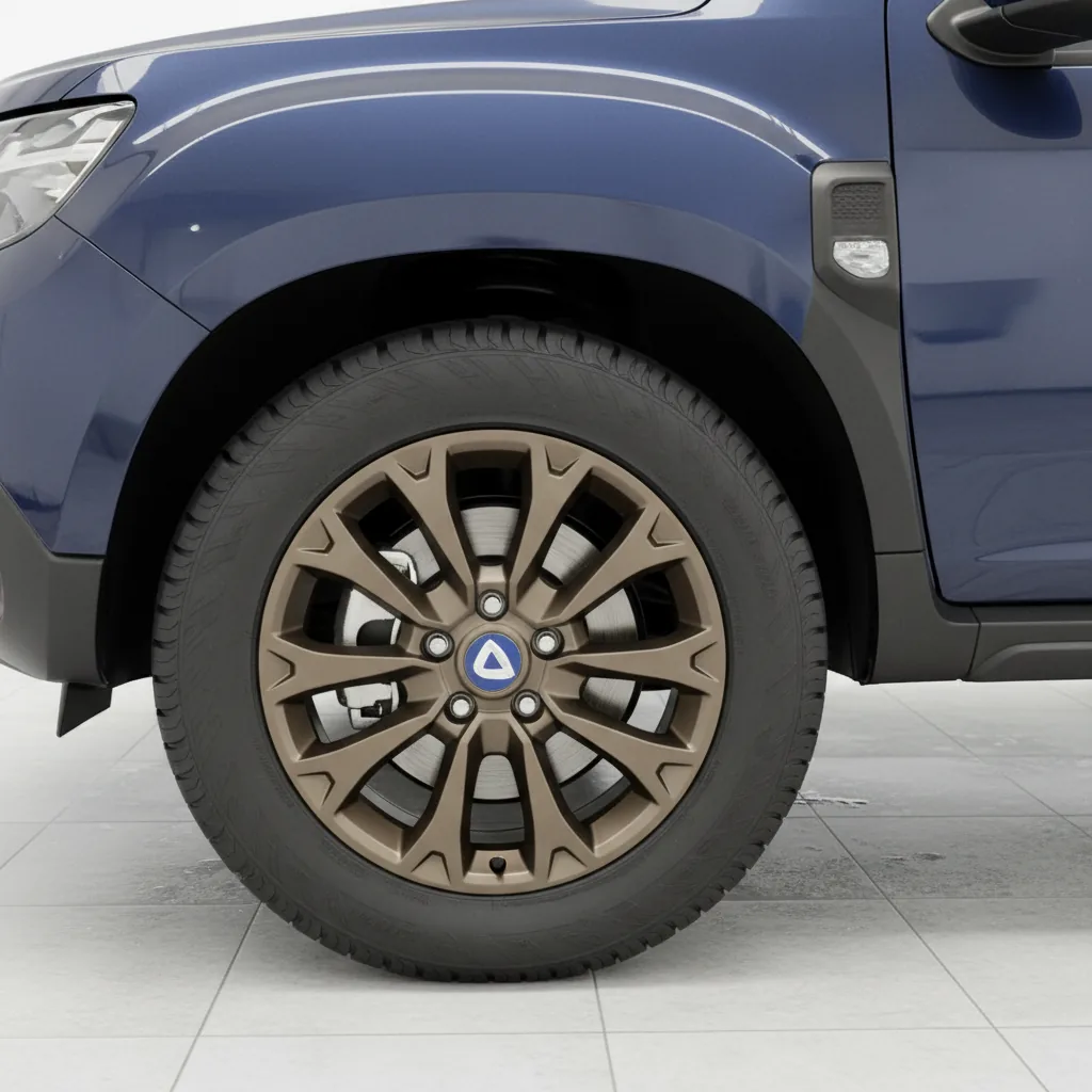 Wizualizacja: felga brąz mat — Dacia Duster SUV