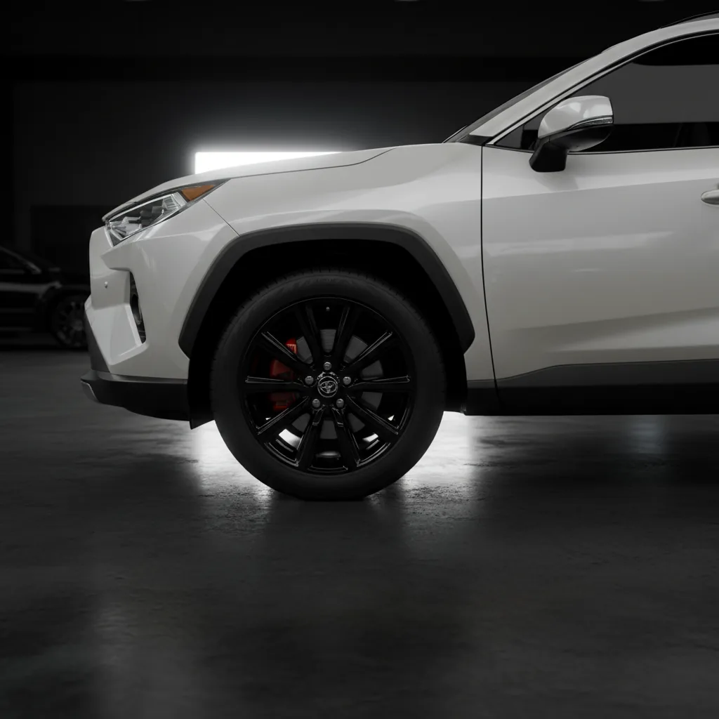 Wizualizacja: felga czarny połysk — Toyota RAV4 SUV