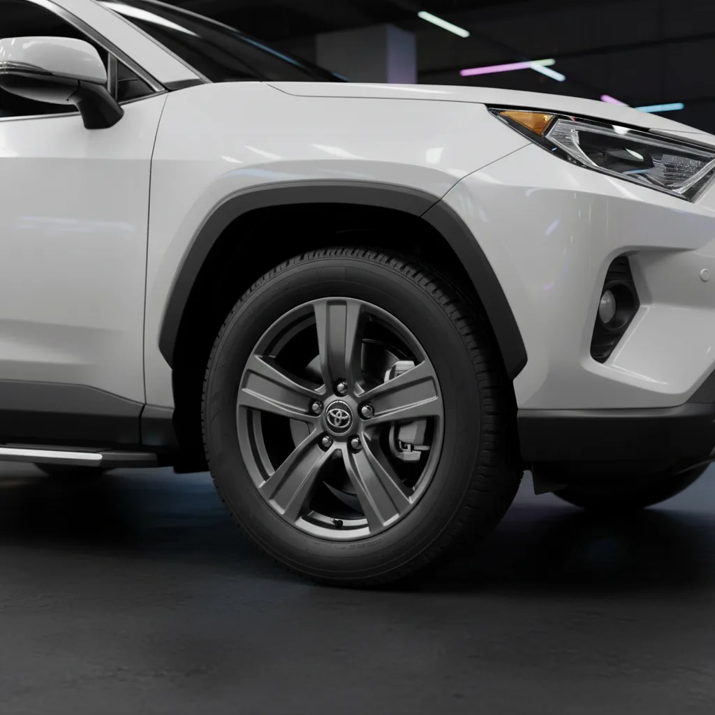 Wizualizacja: felga gunmetal — Toyota RAV4 SUV