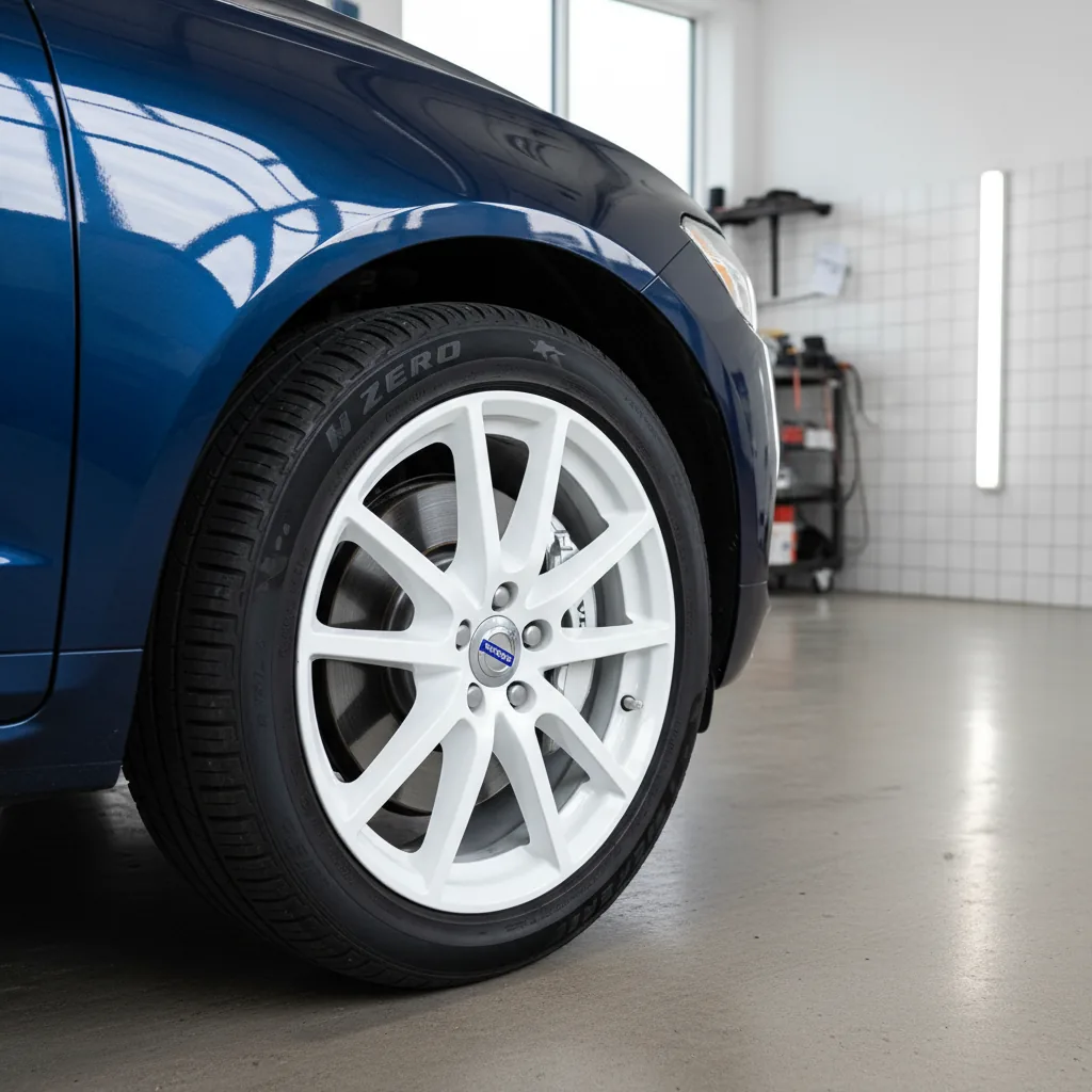 Wizualizacja: felga biały połysk — Volvo XC60 SUV