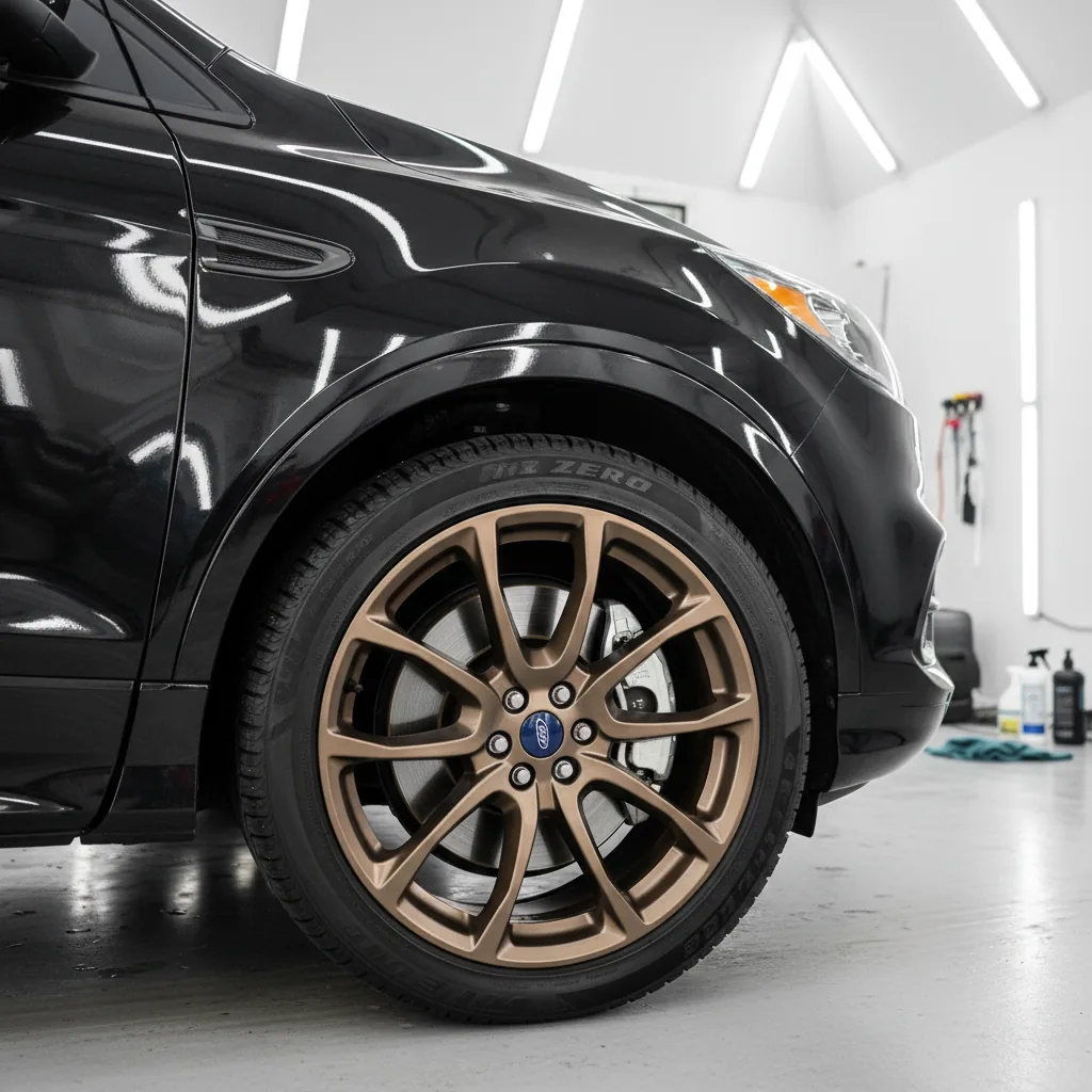 Wizualizacja: felga brąz mat — Ford Kuga SUV
