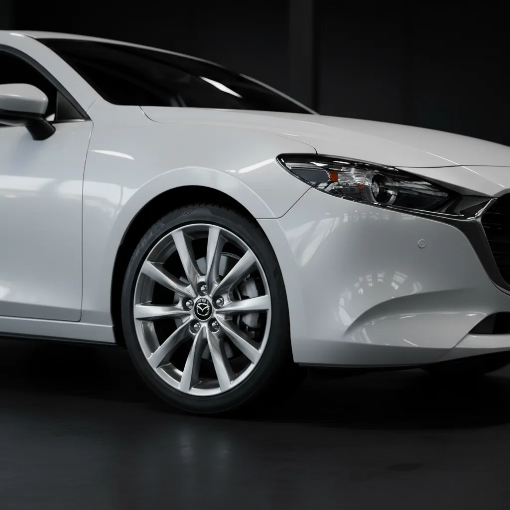 Wizualizacja: felga srebrny — Mazda 3 hatchback