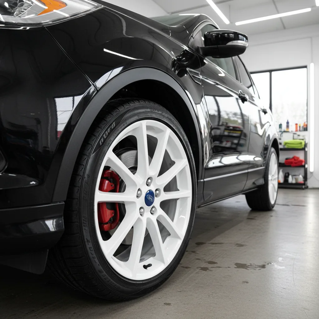 Wizualizacja: felga biały połysk — Ford Kuga SUV