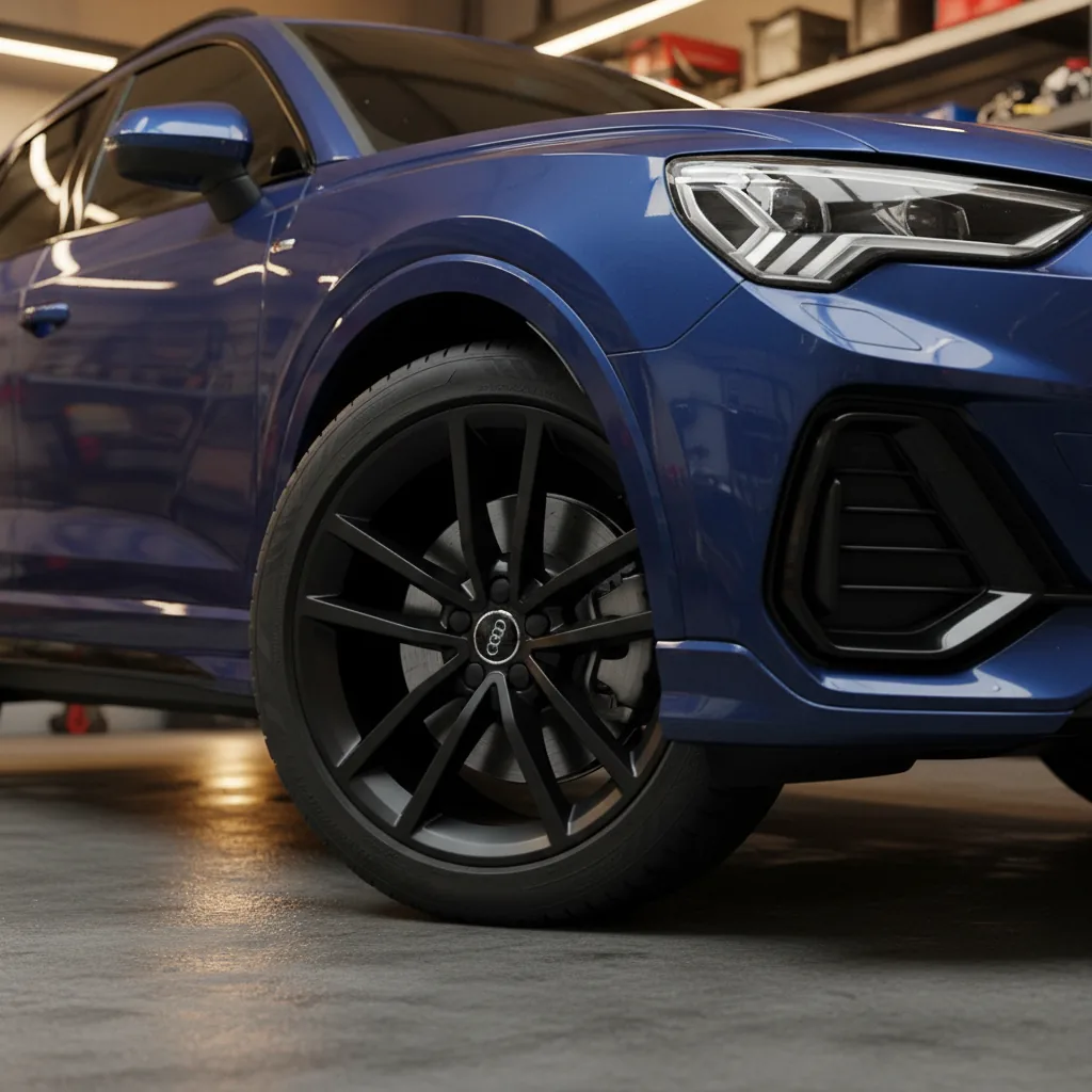 Wizualizacja: felga czarny mat — Audi Q3 SUV