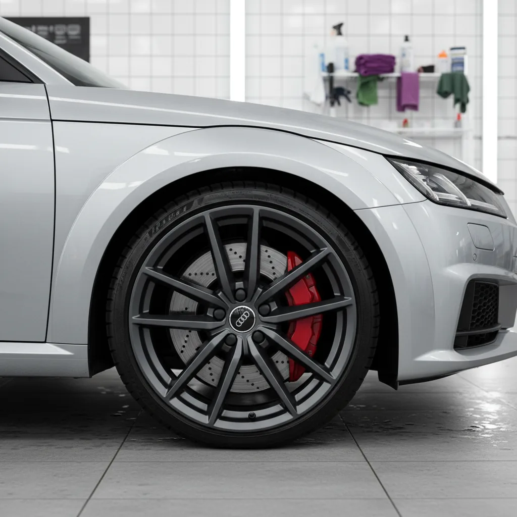 Wizualizacja: felga antracyt — Audi TT coupe