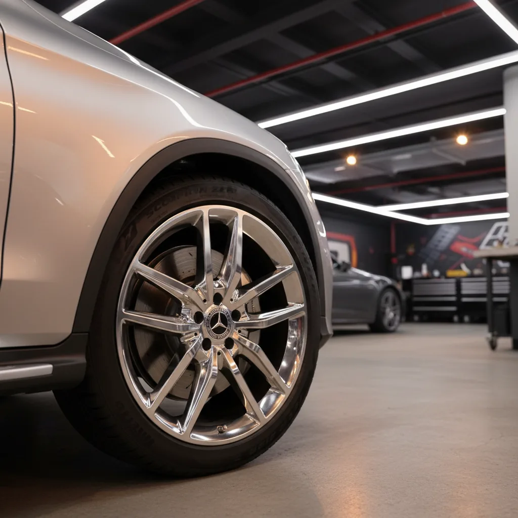 Wizualizacja: felga połysk aluminium — Mercedes-Benz GLC SUV
