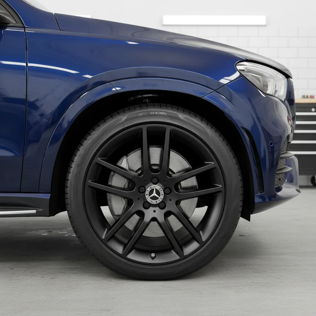 Wizualizacja: felga czarny mat — Mercedes-Benz GLE SUV