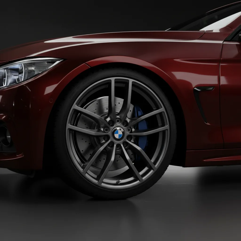 Wizualizacja: felga grafit — BMW 4 Series coupe