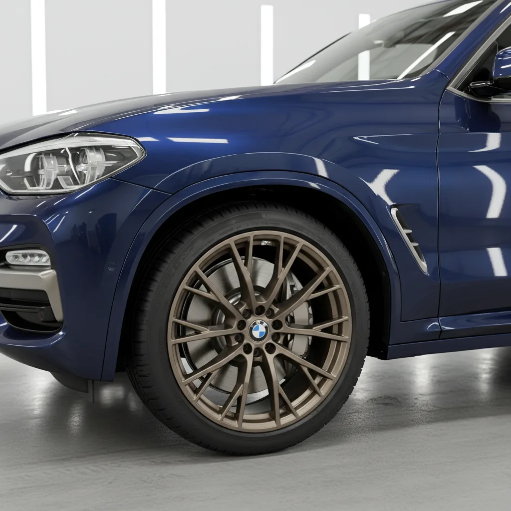 Wizualizacja: felga brąz mat — BMW X3 SUV