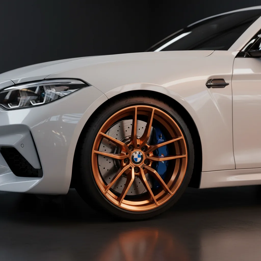 Wizualizacja: felga miedziany — BMW M2 coupe