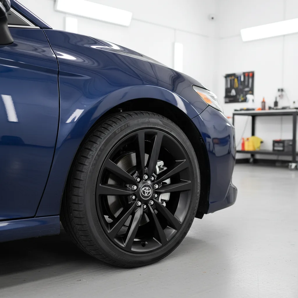 Wizualizacja: felga 17″ czarny mat w Toyota Camry