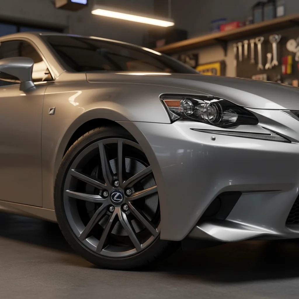 Wizualizacja: felga 17″ antracyt w Lexus IS