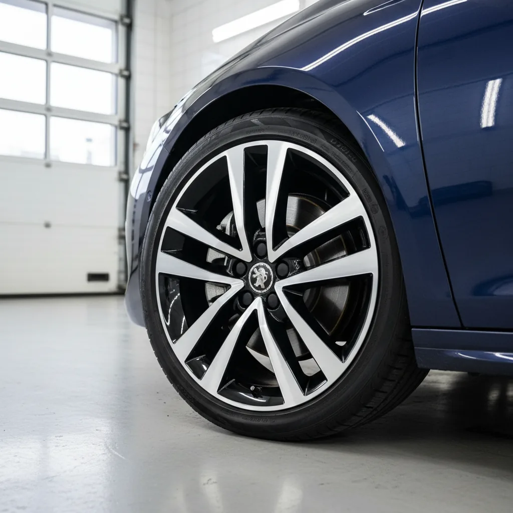 Wizualizacja: felga 17″ diamond cut w Peugeot 508